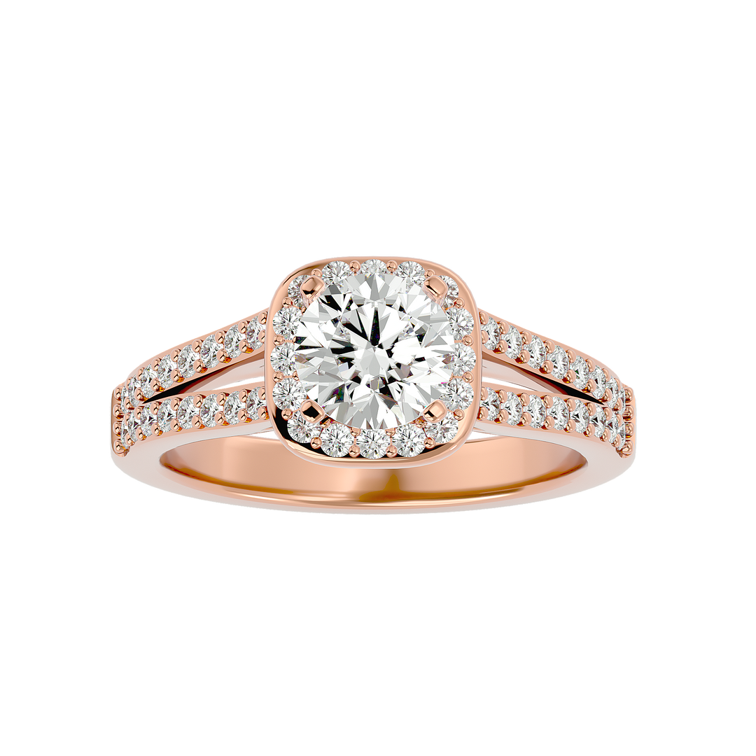 ASA Clementine Diamond Halo Ring