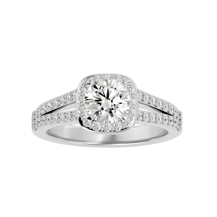 ASA Clementine Diamond Halo Ring