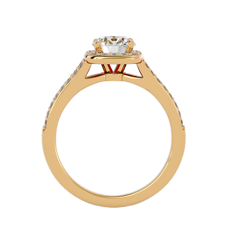ASA Clementine Diamond Halo Ring