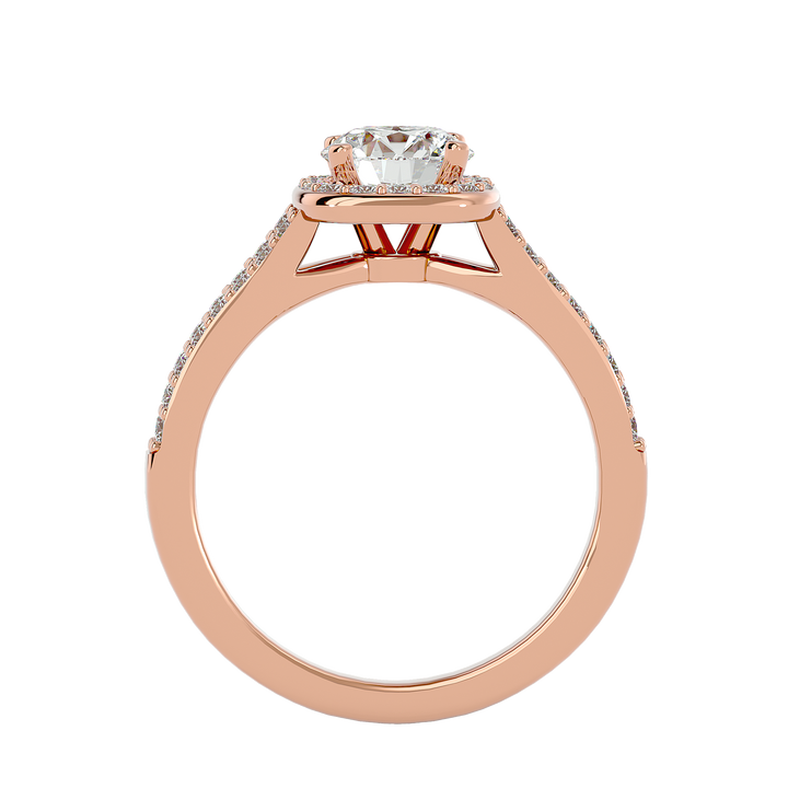 ASA Clementine Diamond Halo Ring