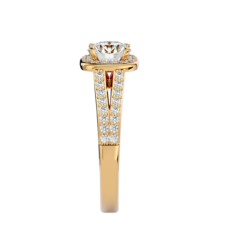 ASA Clementine Diamond Halo Ring