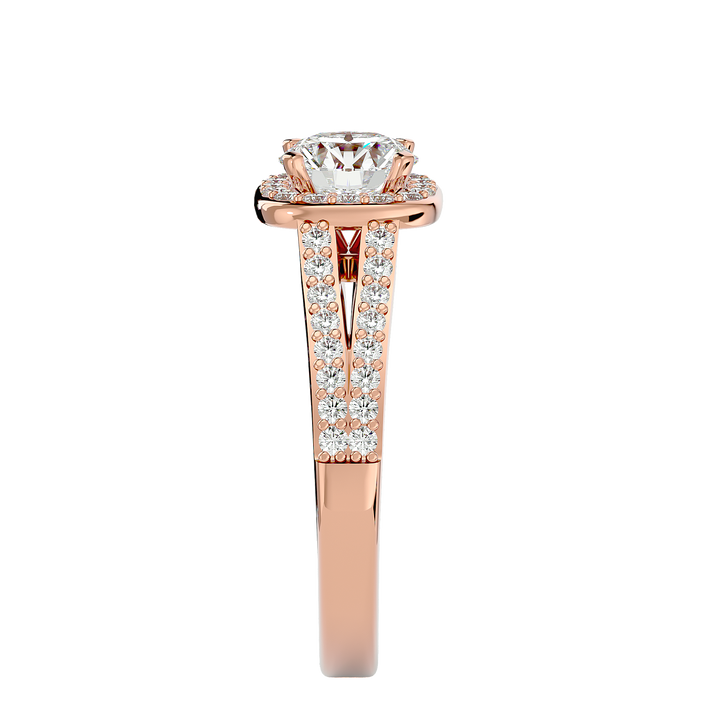 ASA Clementine Diamond Halo Ring