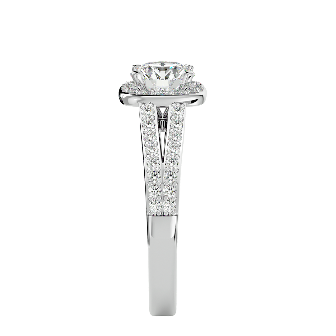 ASA Clementine Diamond Halo Ring