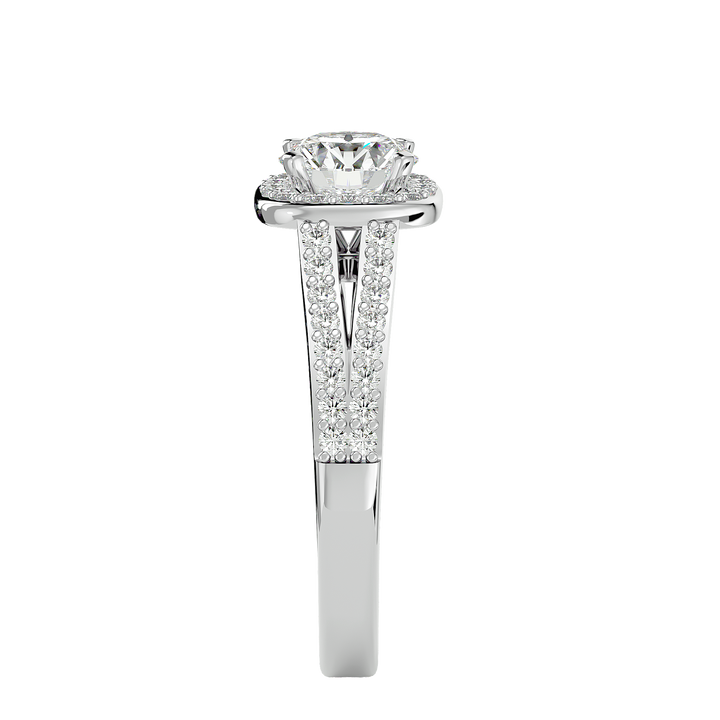 ASA Clementine Diamond Halo Ring