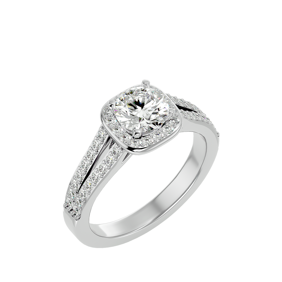 ASA Clementine Diamond Halo Ring