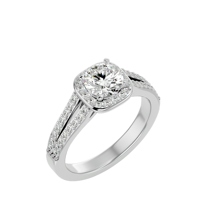 ASA Clementine Diamond Halo Ring