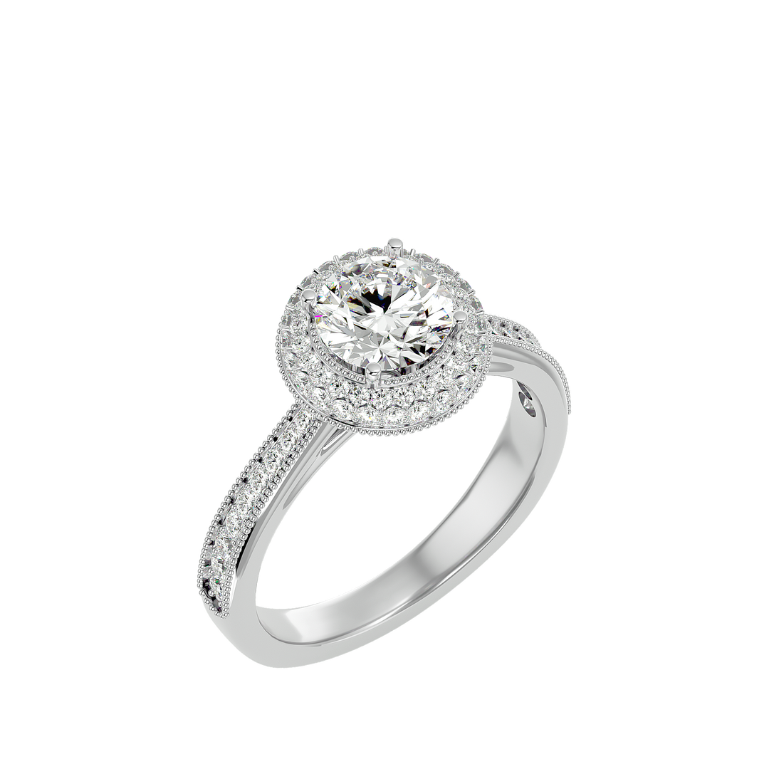 ASA Delilah Diamond Halo Ring