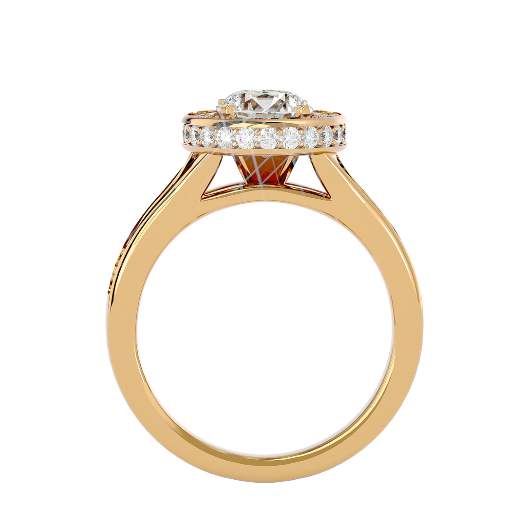 ASA Donatella Diamond Halo Ring