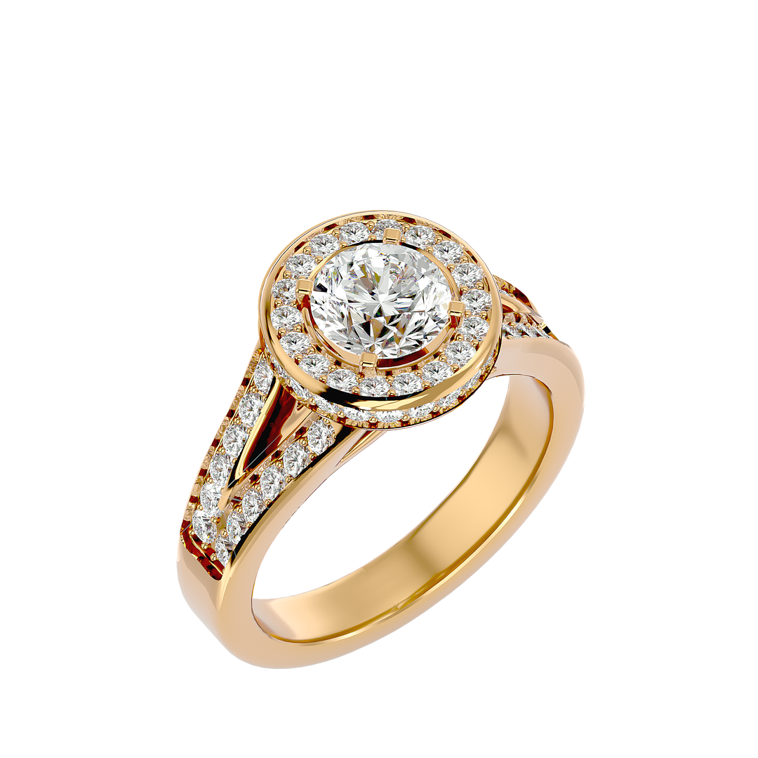 ASA Donatella Diamond Halo Ring