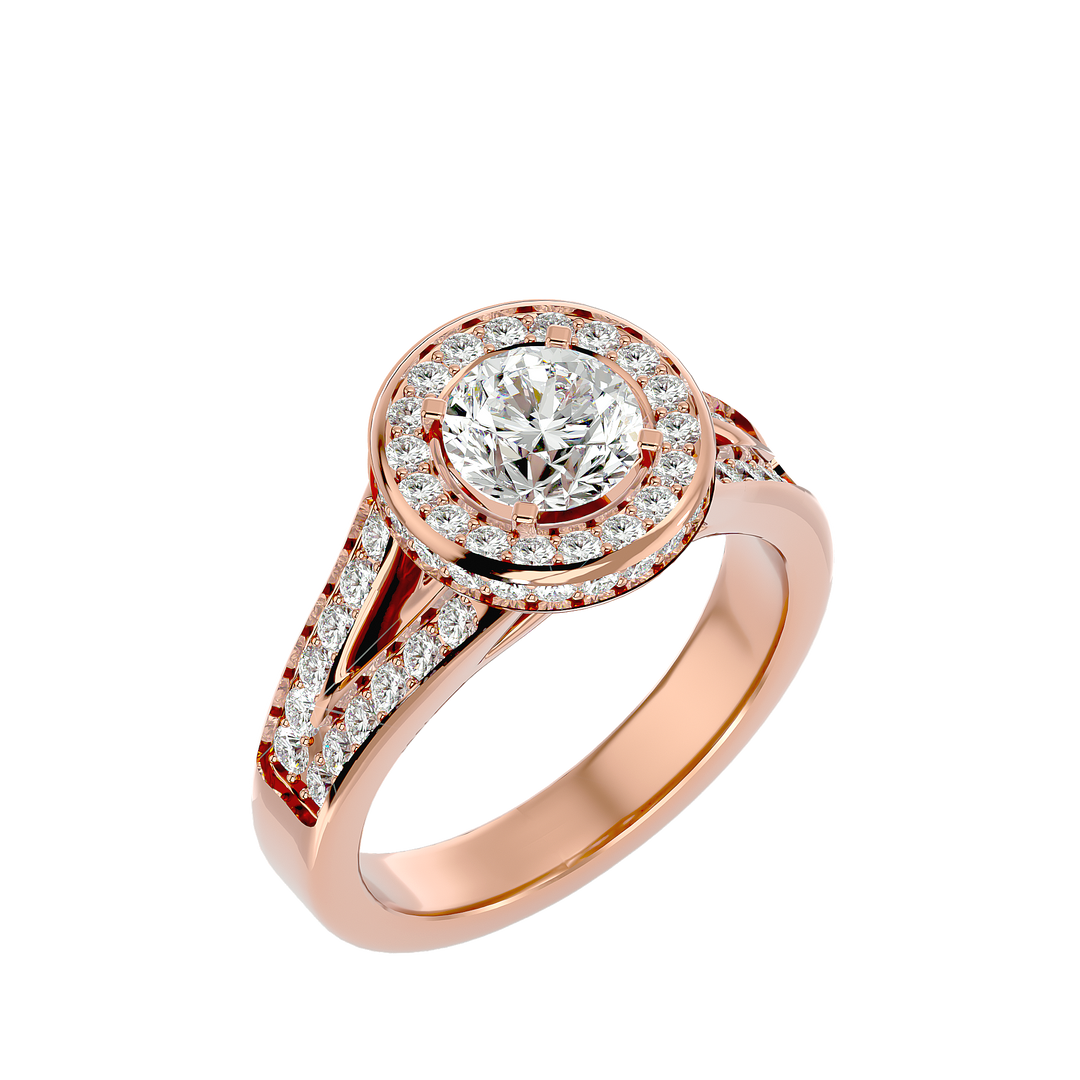 ASA Donatella Diamond Halo Ring