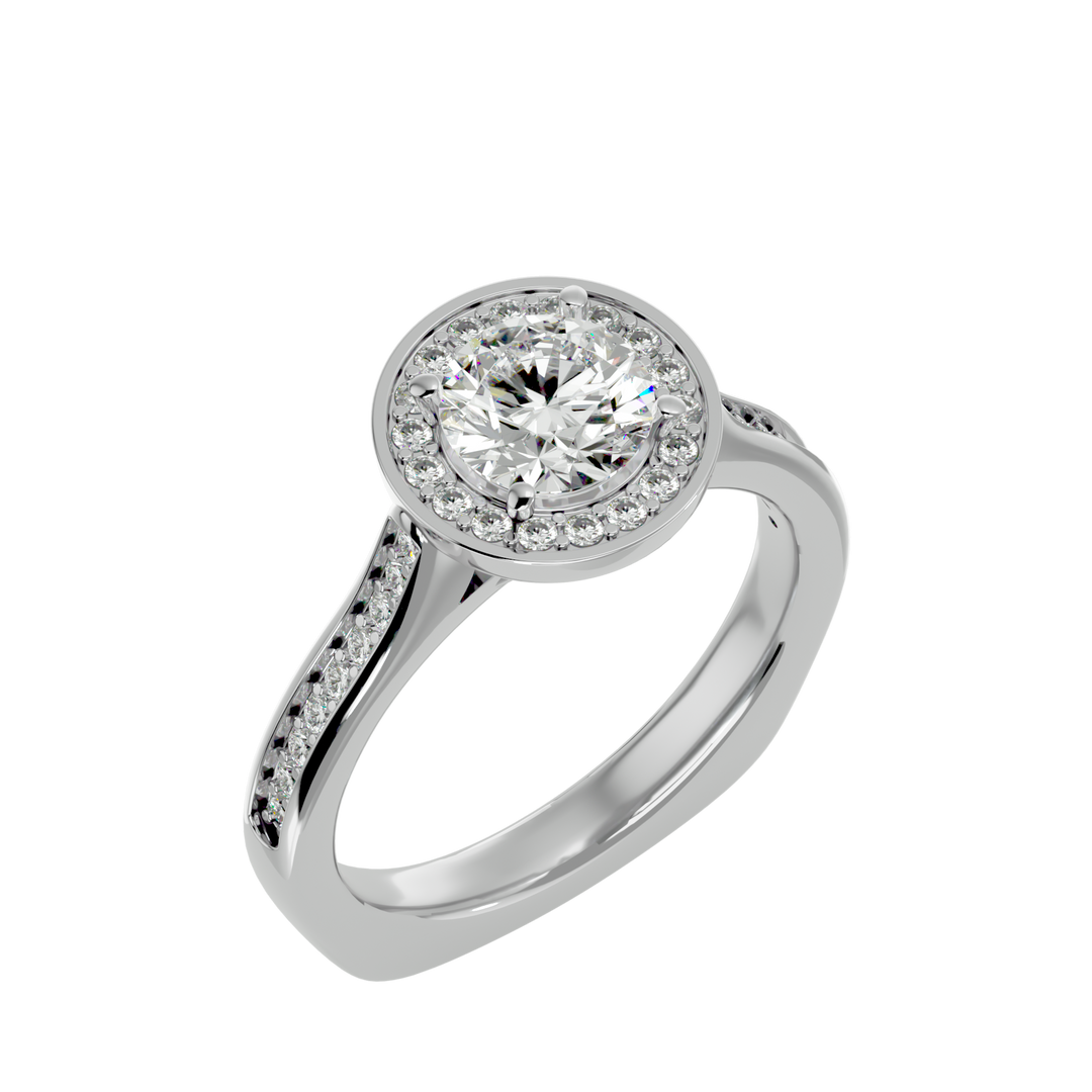 ASA Eleanor Diamond Halo Ring