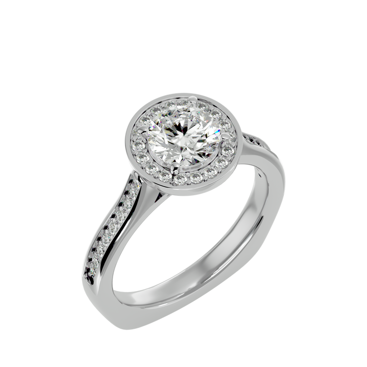 ASA Eleanor Diamond Halo Ring