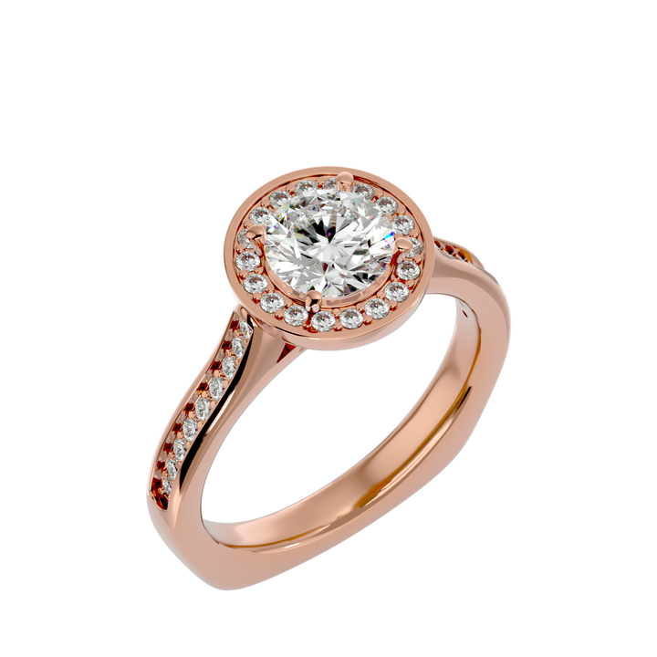 ASA Eleanor Diamond Halo Ring