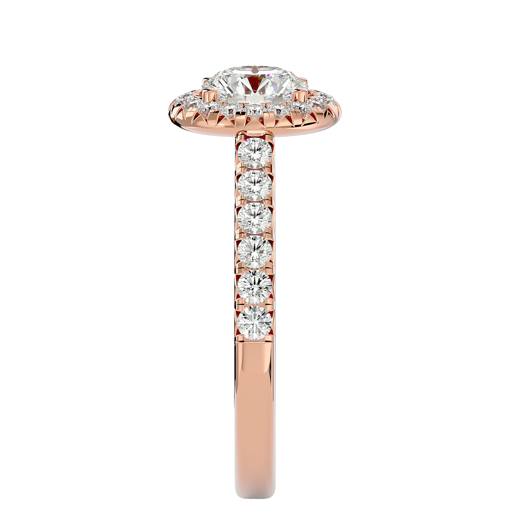 ASA Emilia Diamond Halo Ring