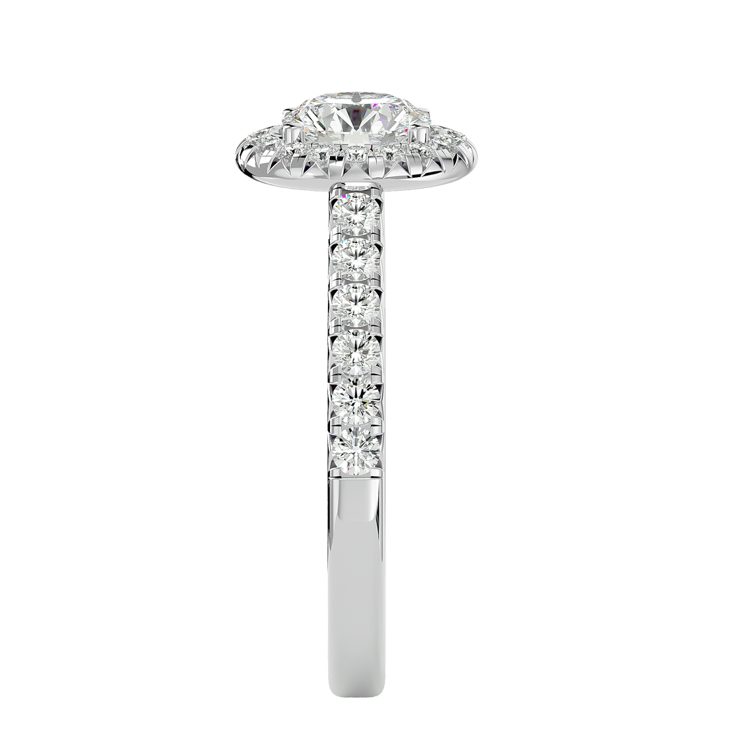 ASA Emilia Diamond Halo Ring