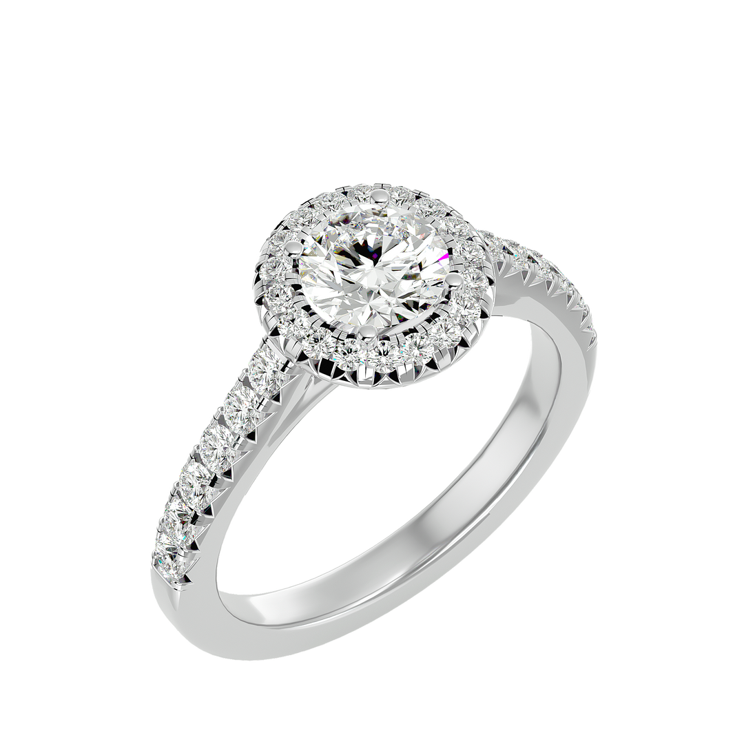 ASA Emilia Diamond Halo Ring