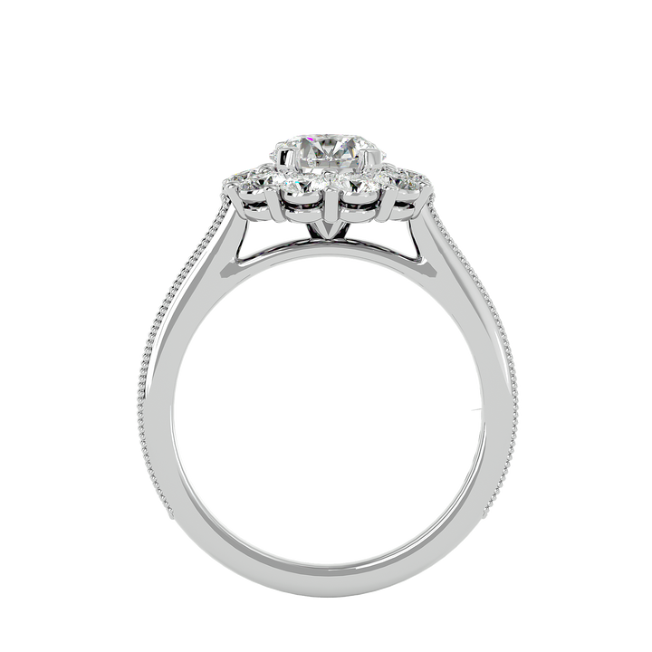 ASA Emmanuella Diamond Halo Ring
