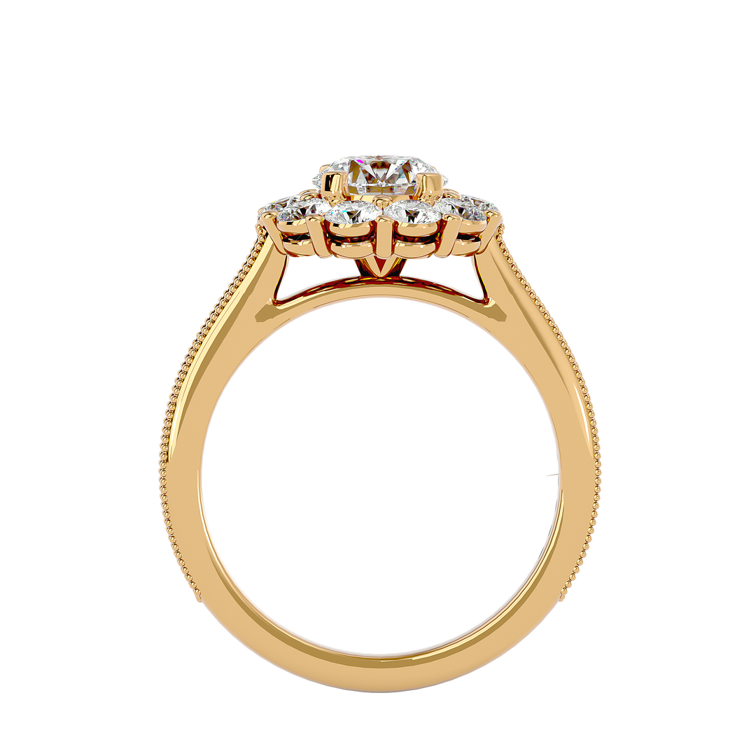 ASA Emmanuella Diamond Halo Ring