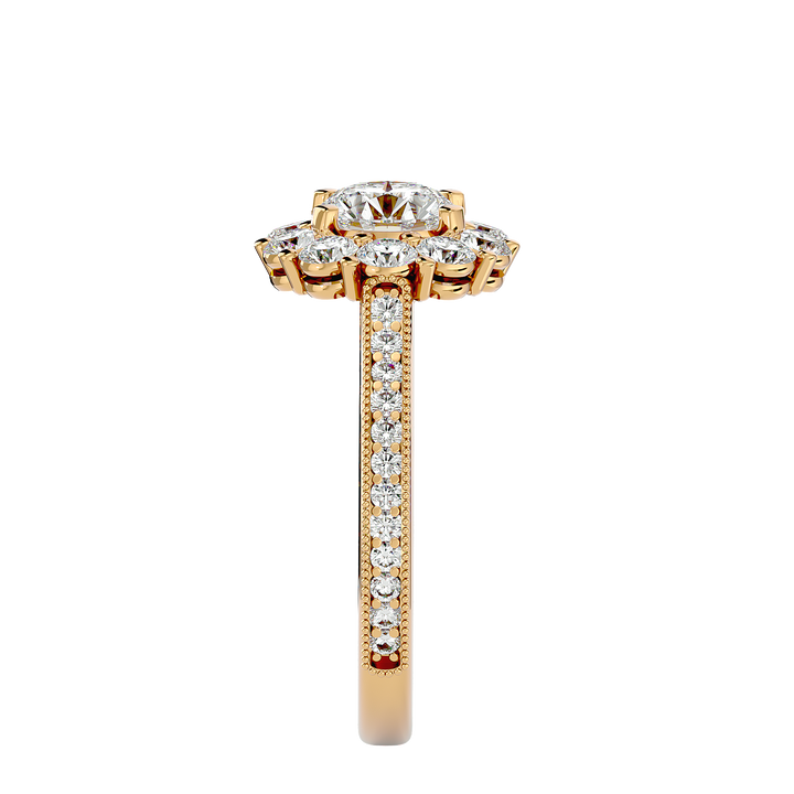 ASA Emmanuella Diamond Halo Ring