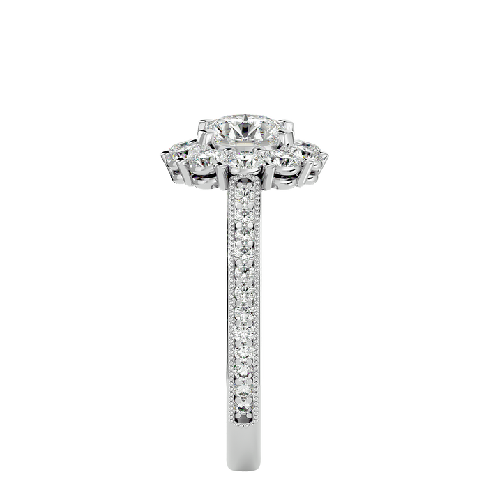 ASA Emmanuella Diamond Halo Ring