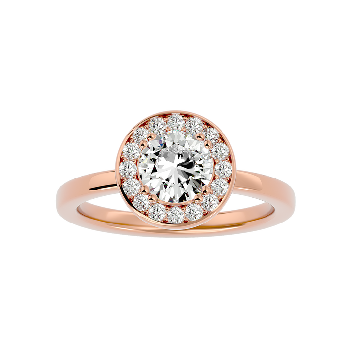 ASA Emmeline Diamond Halo Ring