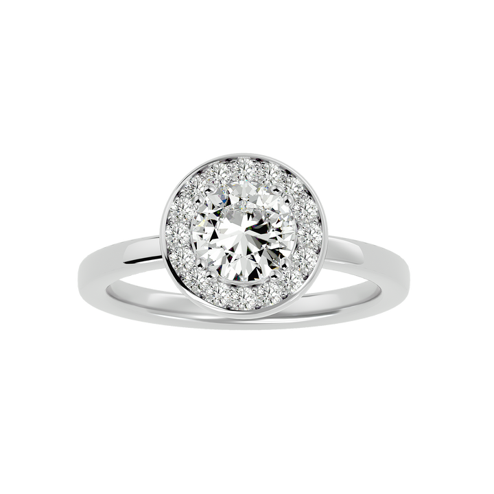 ASA Emmeline Diamond Halo Ring