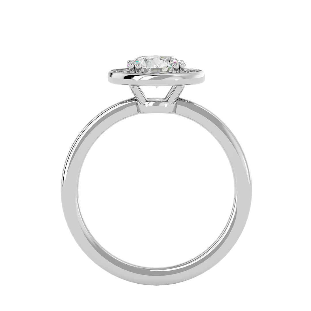 ASA Emmeline Diamond Halo Ring