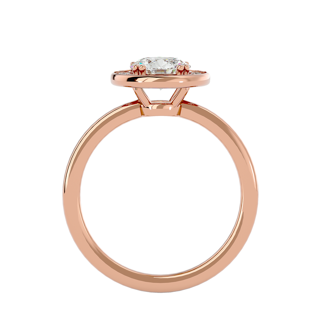 ASA Emmeline Diamond Halo Ring