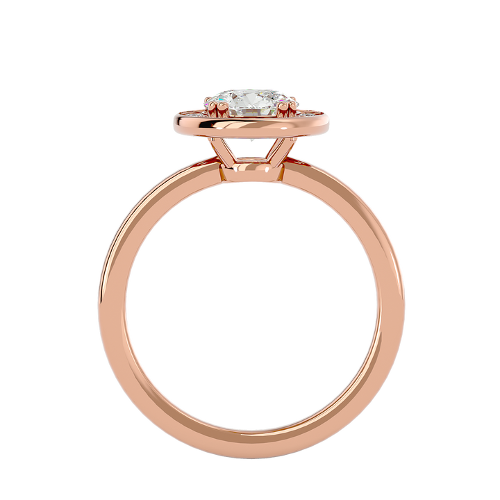 ASA Emmeline Diamond Halo Ring