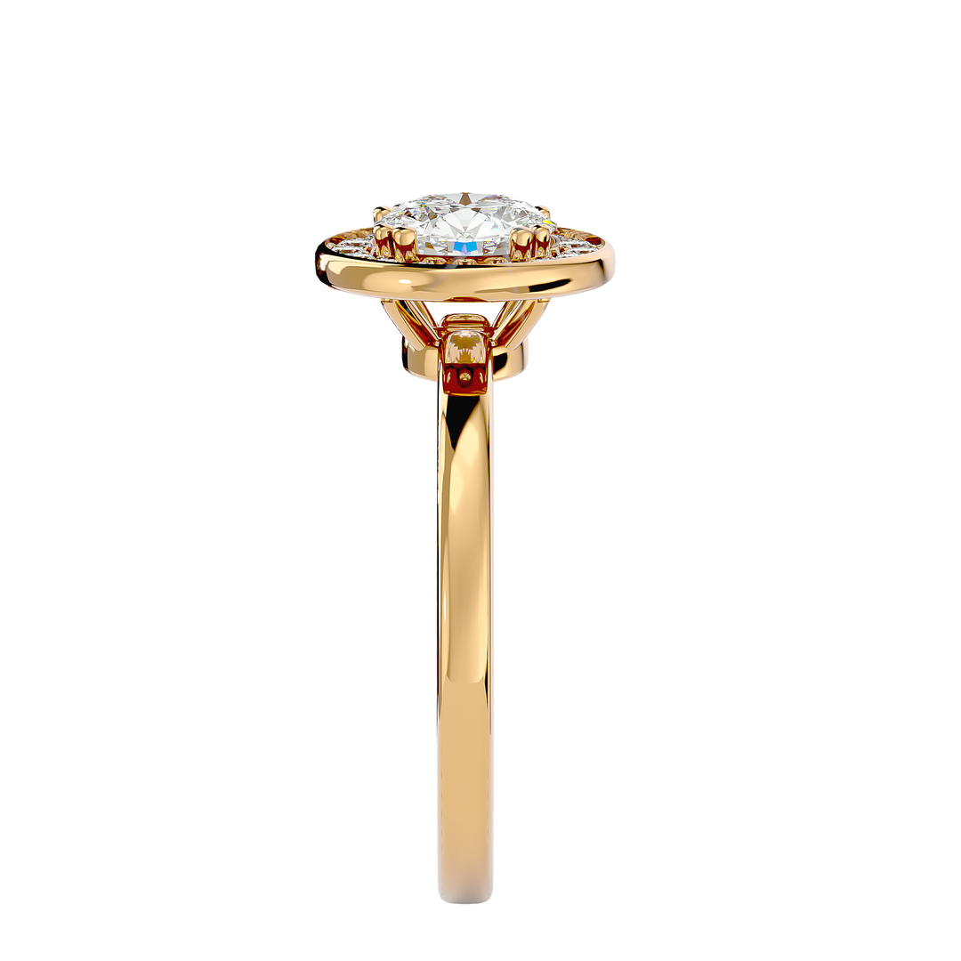 ASA Emmeline Diamond Halo Ring