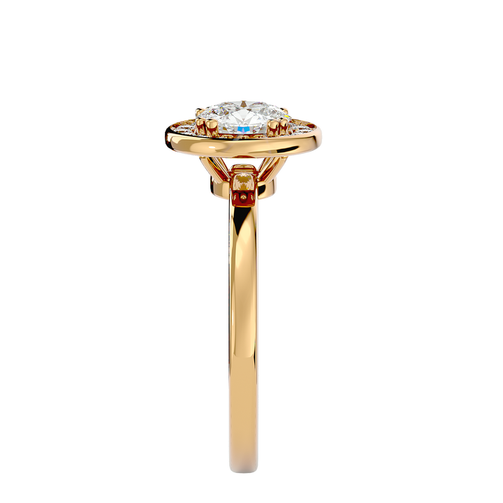 ASA Emmeline Diamond Halo Ring