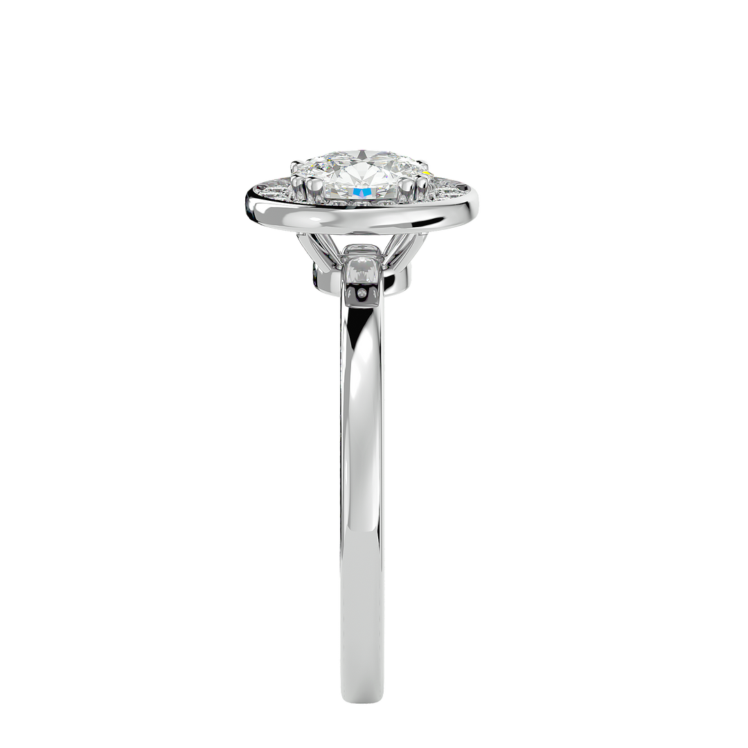ASA Emmeline Diamond Halo Ring