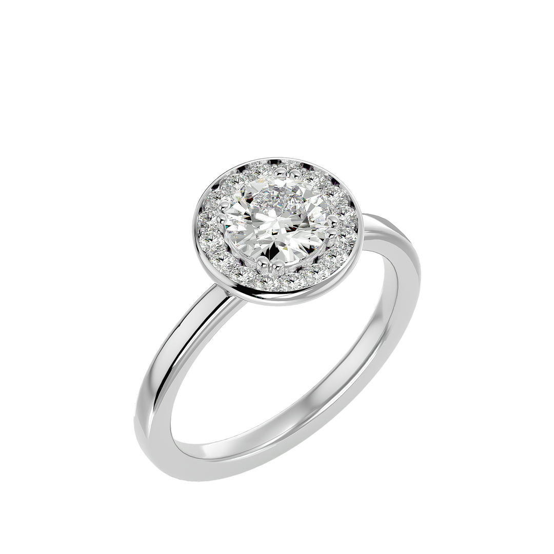 ASA Emmeline Diamond Halo Ring