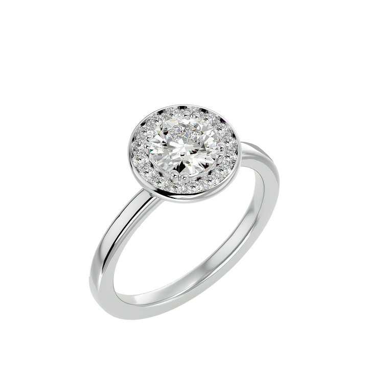 ASA Emmeline Diamond Halo Ring