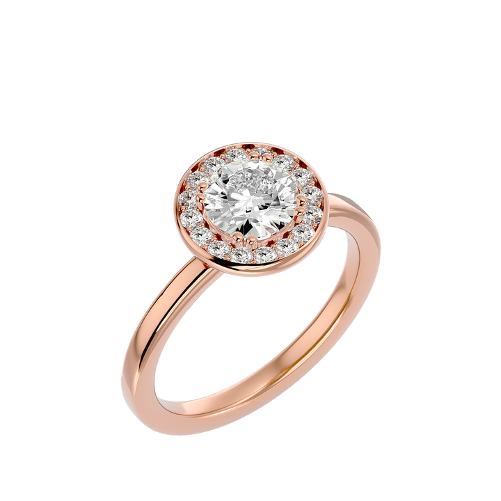 ASA Emmeline Diamond Halo Ring