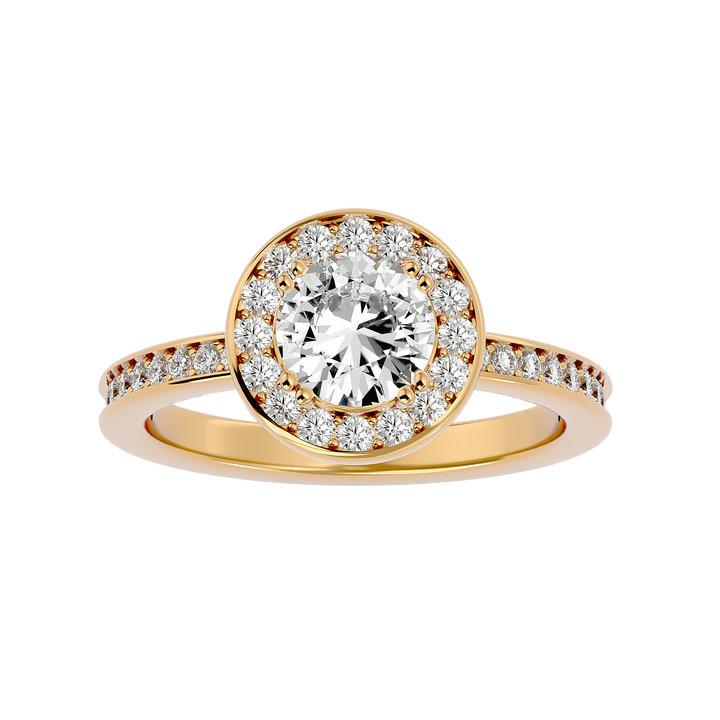 ASA Evangeline Diamond Halo Ring