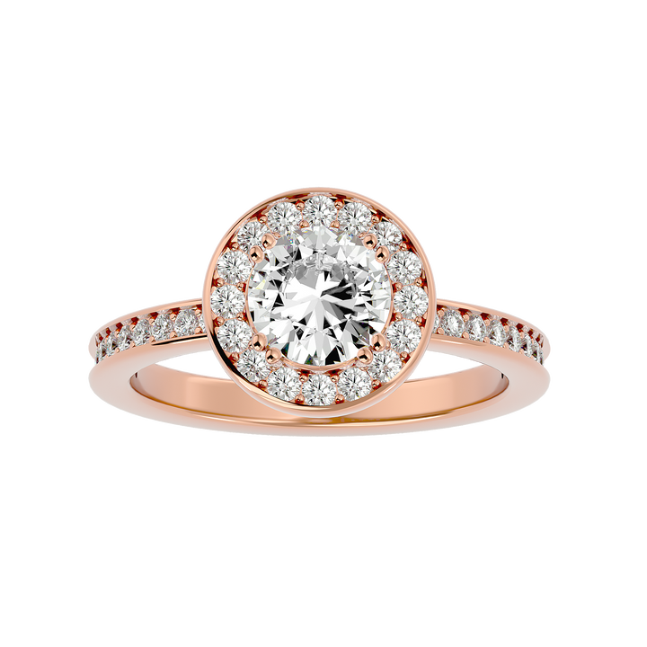 ASA Evangeline Diamond Halo Ring