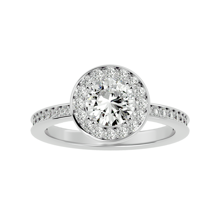ASA Evangeline Diamond Halo Ring
