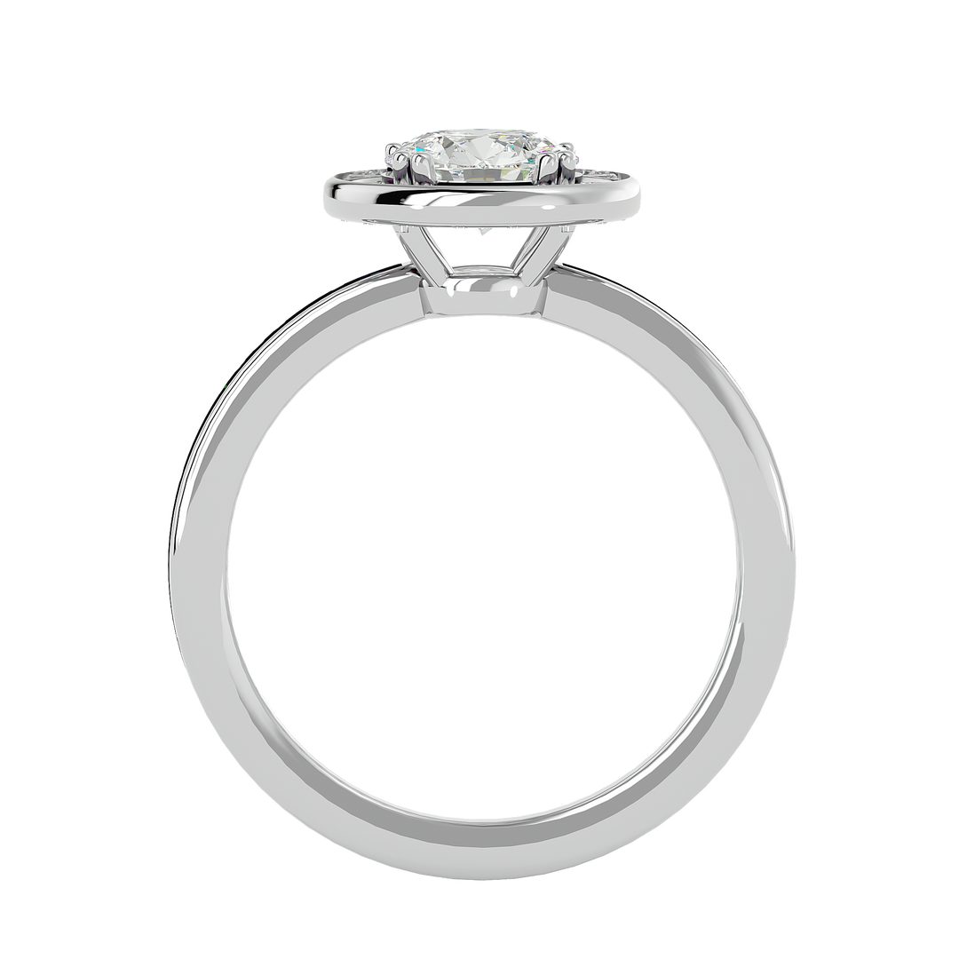 ASA Evangeline Diamond Halo Ring