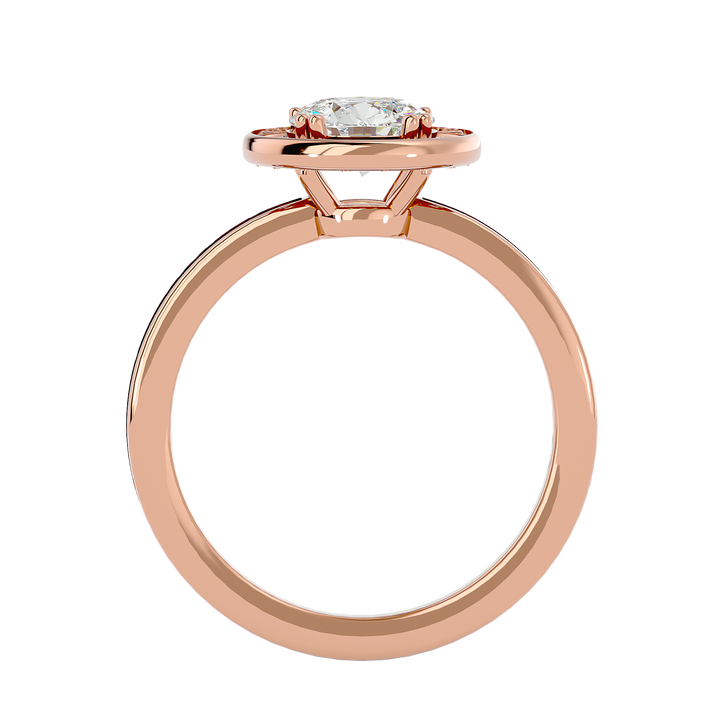 ASA Evangeline Diamond Halo Ring
