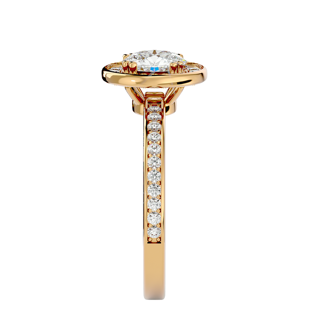ASA Evangeline Diamond Halo Ring