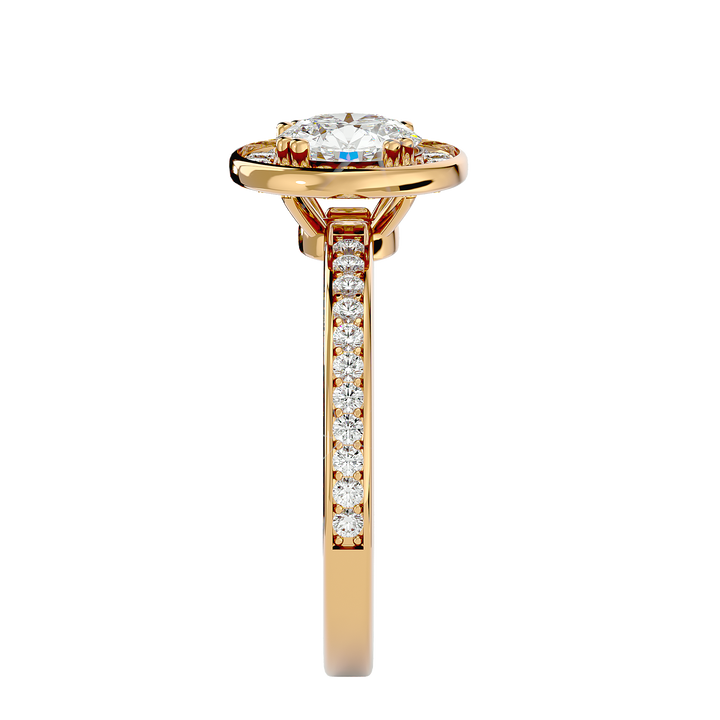 ASA Evangeline Diamond Halo Ring