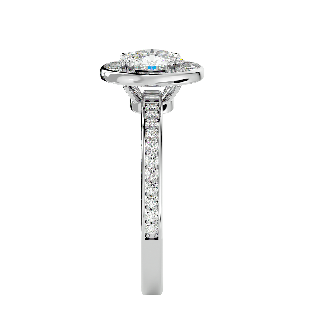 ASA Evangeline Diamond Halo Ring