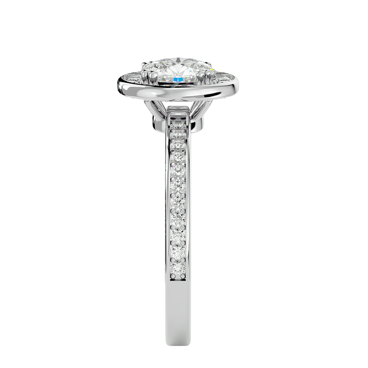 ASA Evangeline Diamond Halo Ring