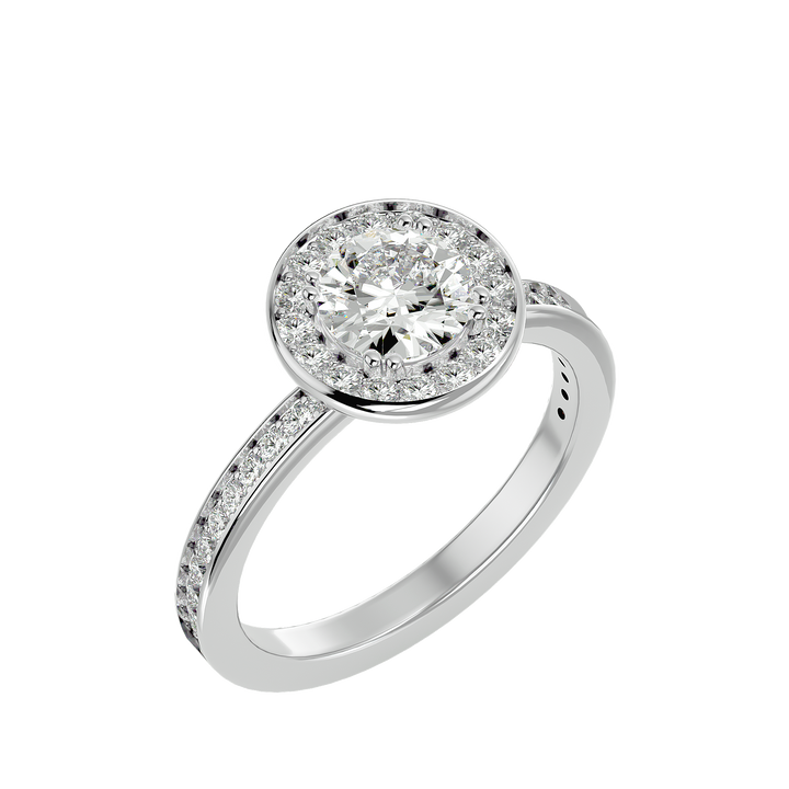 ASA Evangeline Diamond Halo Ring