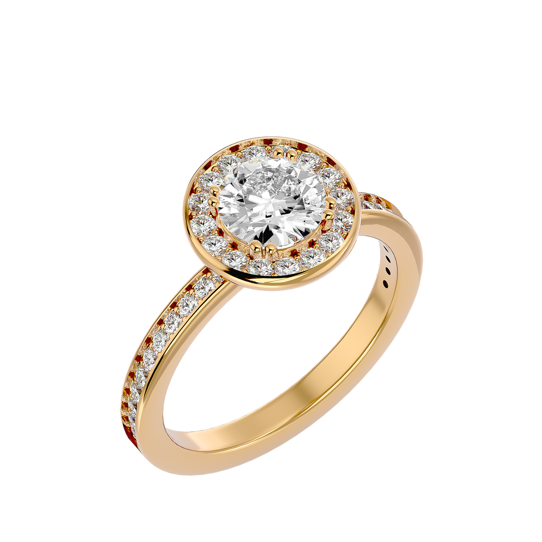 ASA Evangeline Diamond Halo Ring
