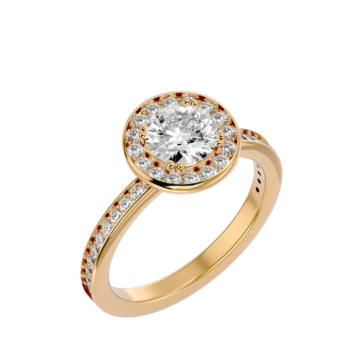 ASA Evangeline Diamond Halo Ring