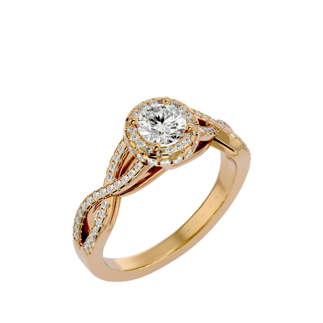 ASA Florence Diamond Halo Ring