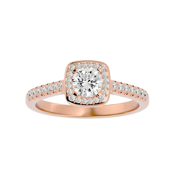 ASA Francesca Diamond Halo Ring