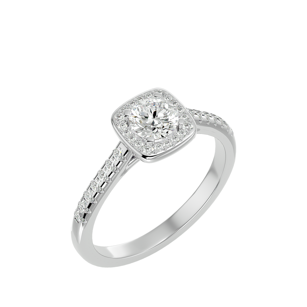 ASA Francesca Diamond Halo Ring